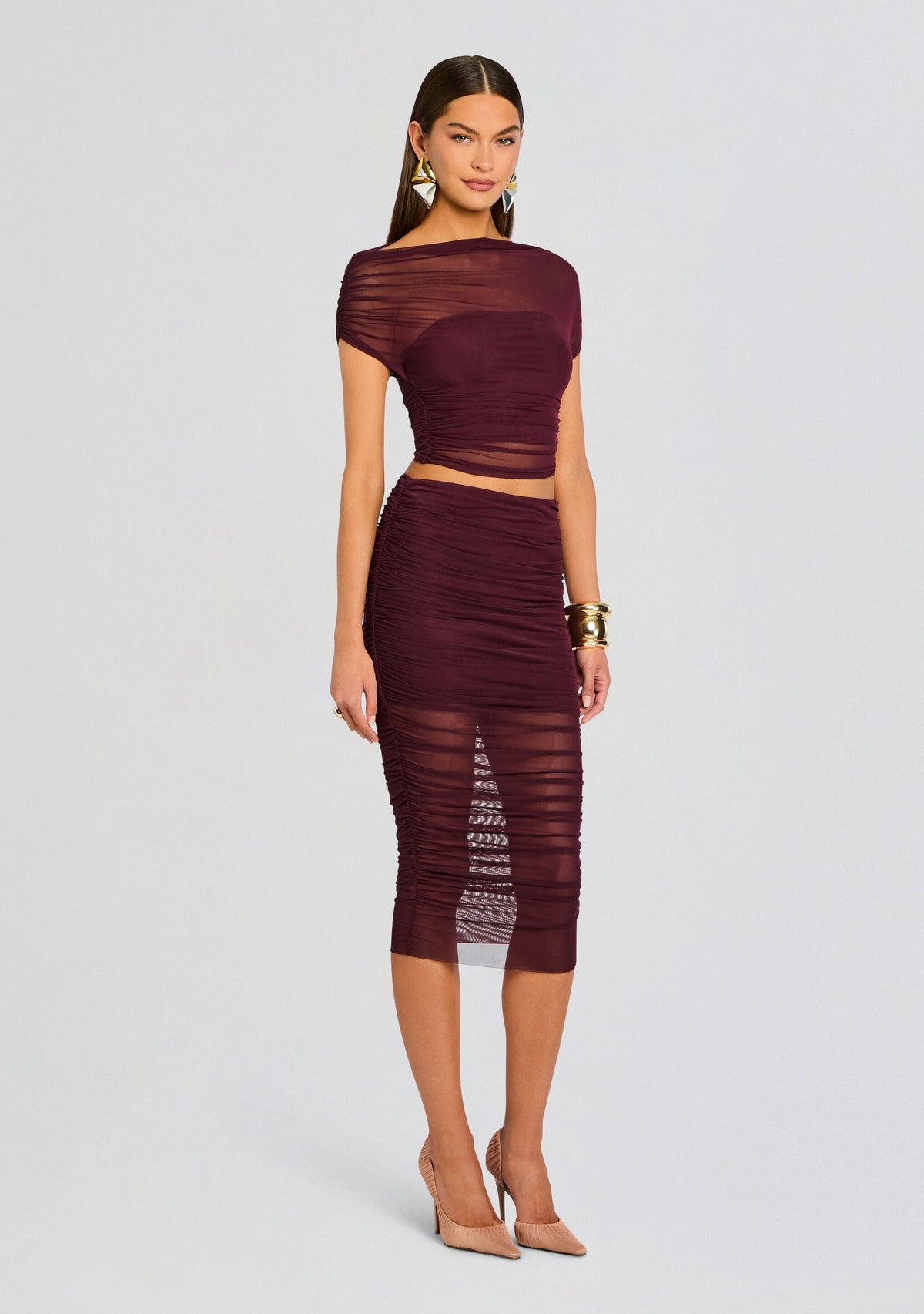 Marsh Top by SEROYA in Merlot, product image 4