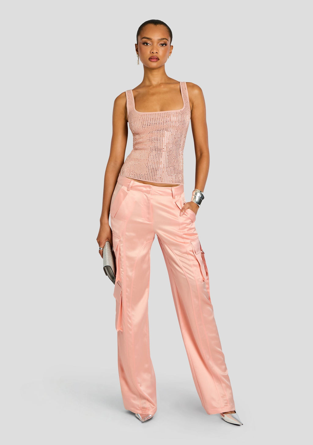 André Cargo Pants by retrofête in Ballet Slipper, product image 2