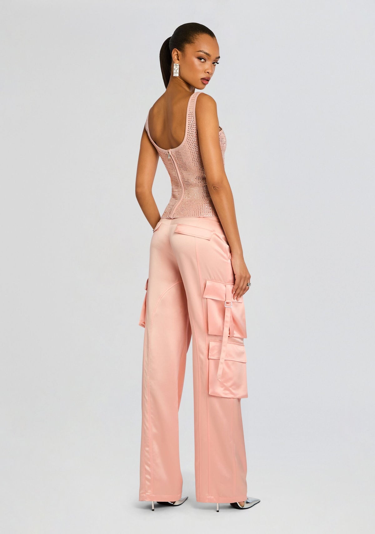 André Cargo Pants by retrofête in Ballet Slipper, product image 5