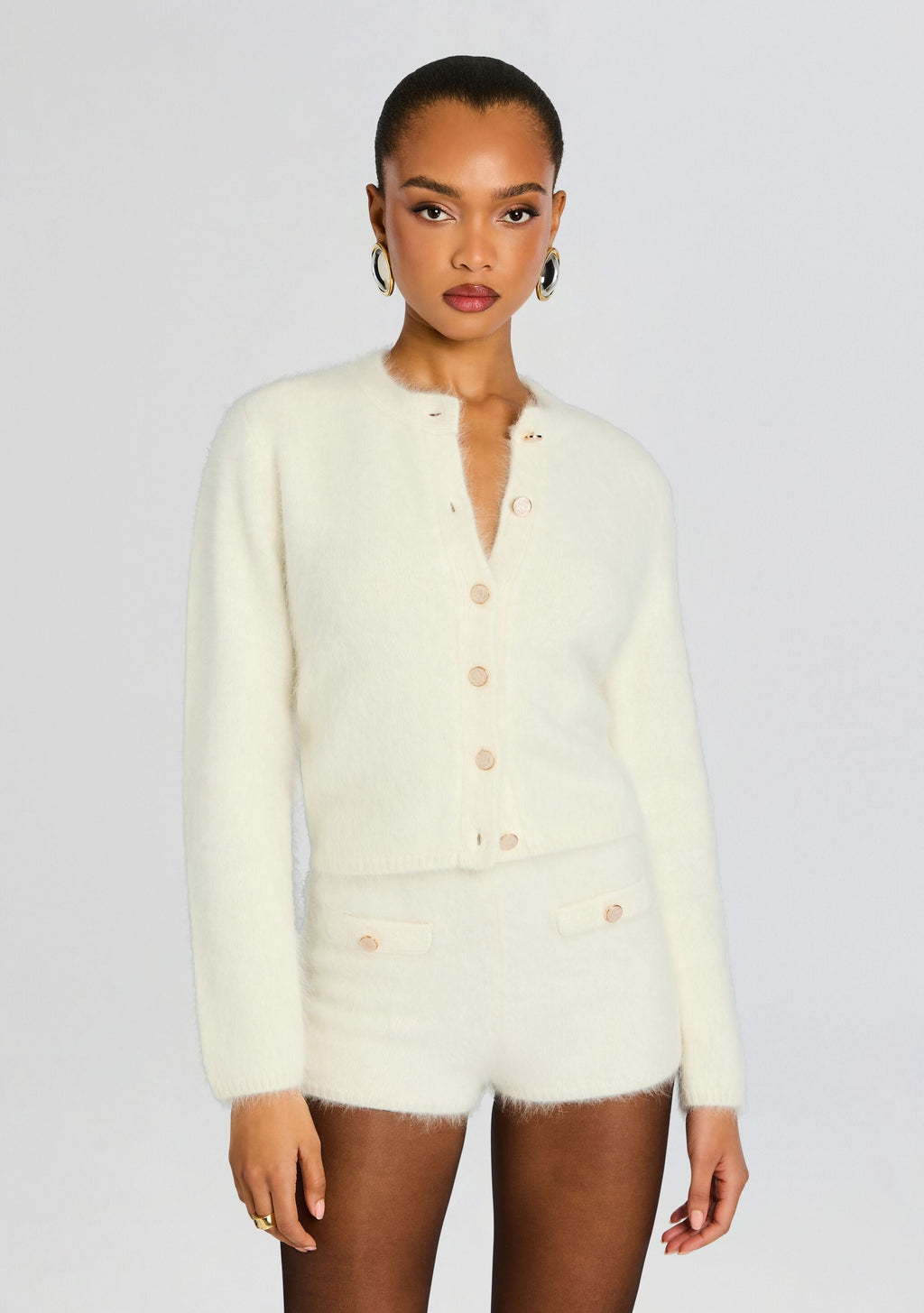 Medora Cardigan by retrofête in Ivory, product image 1