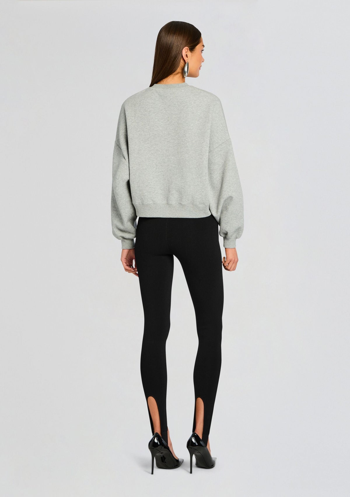 Taley Sweatshirt by SEROYA in Heathered Grey, product image 4