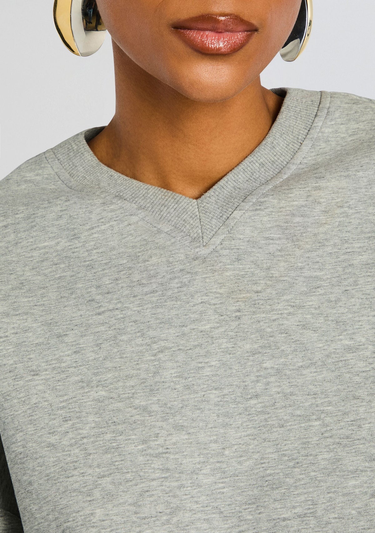 Dionne Mini Dress by SEROYA in Heathered Grey, product image 2
