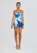 Kyona Dress by retrofête in Azure Primavera, product image 1