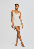 Mich Sequin Dress by retrofête in White, product image 1