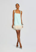 Ragna Feather Dress by retrofête in Seychelles, product image 1