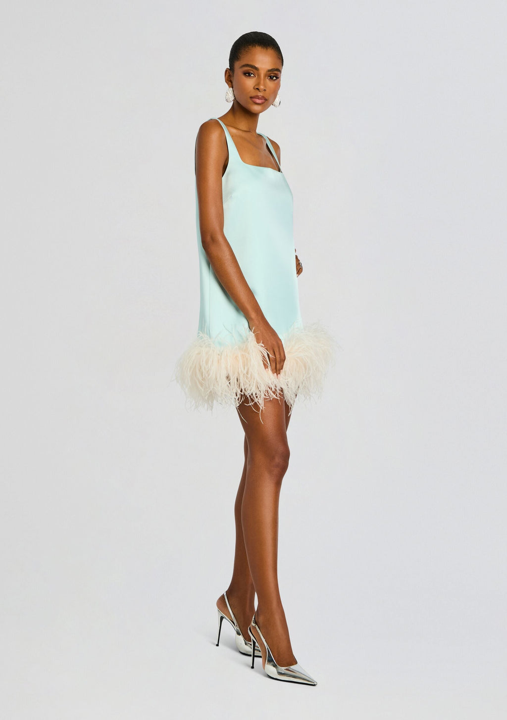 Ragna Feather Dress by retrofête in Seychelles, product image 4