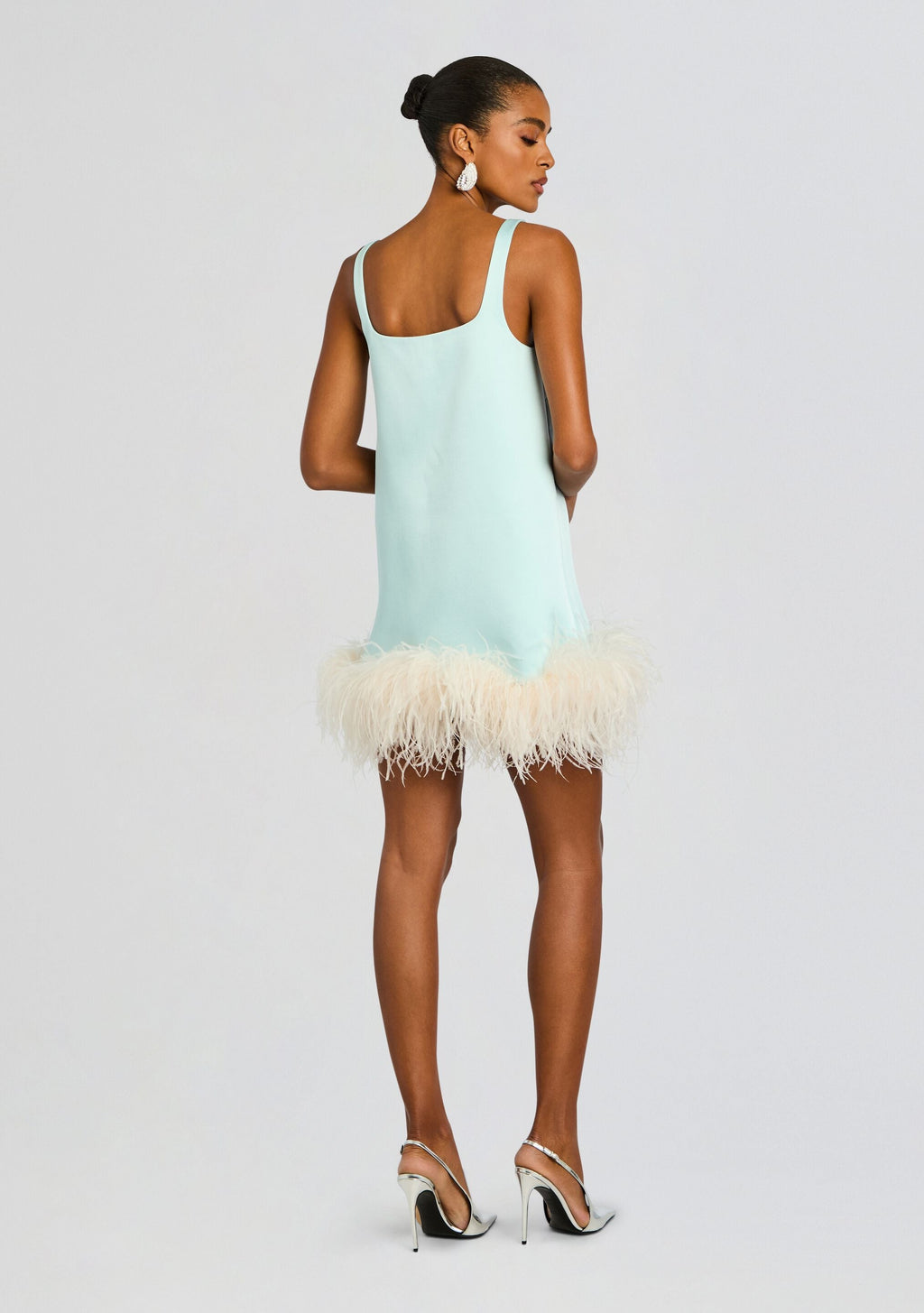 Ragna Feather Dress by retrofête in Seychelles, product image 5