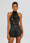 Ravenna Lace Top by retrofête in Black, product image 1