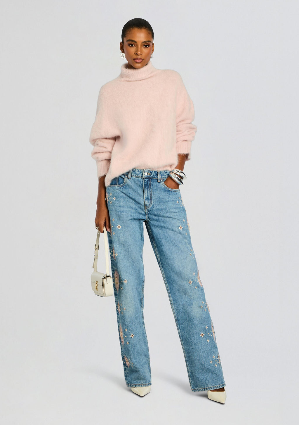 Vero Embroidered Jean by retrofête in Zermatt, product image 7