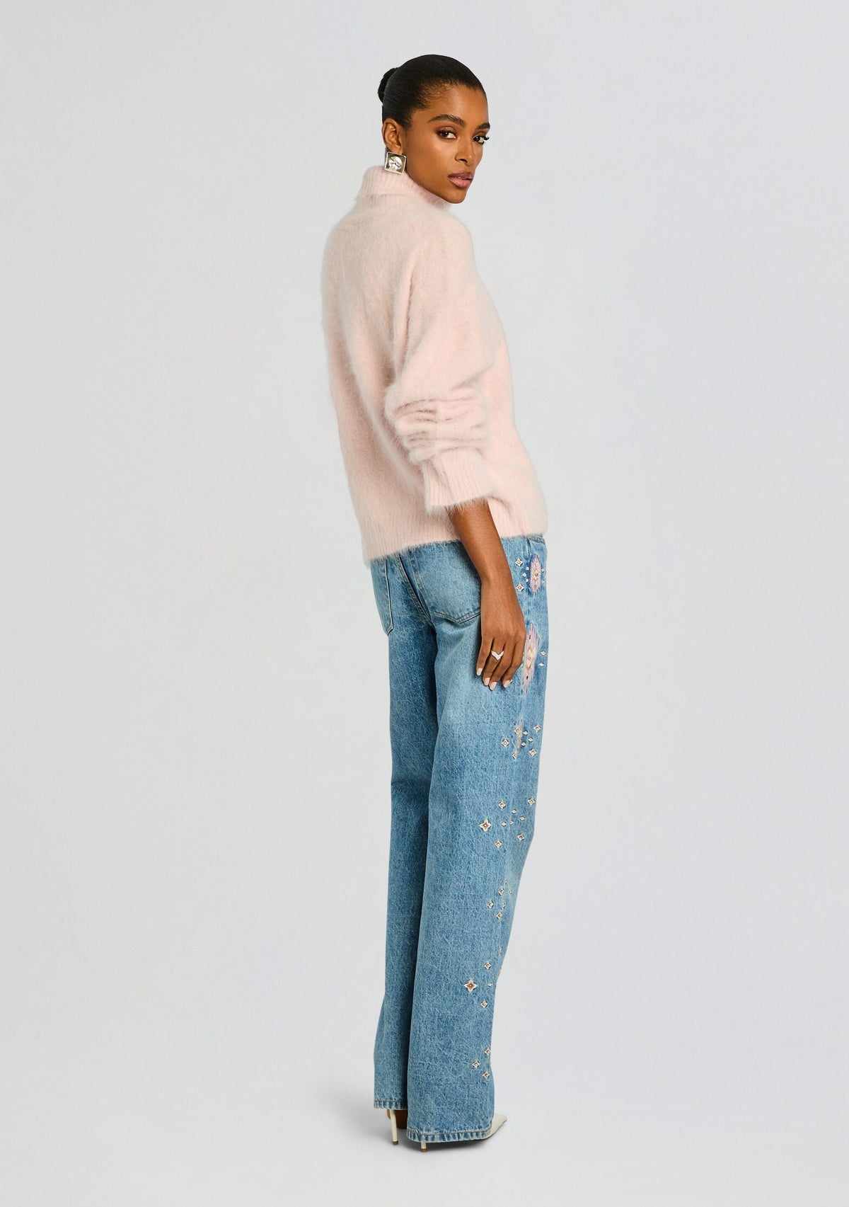 Vero Embroidered Jean by retrofête in Zermatt, product image 6