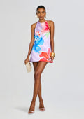 Drexley Dress by retrofête in Hibiscus Lavande, product image 1