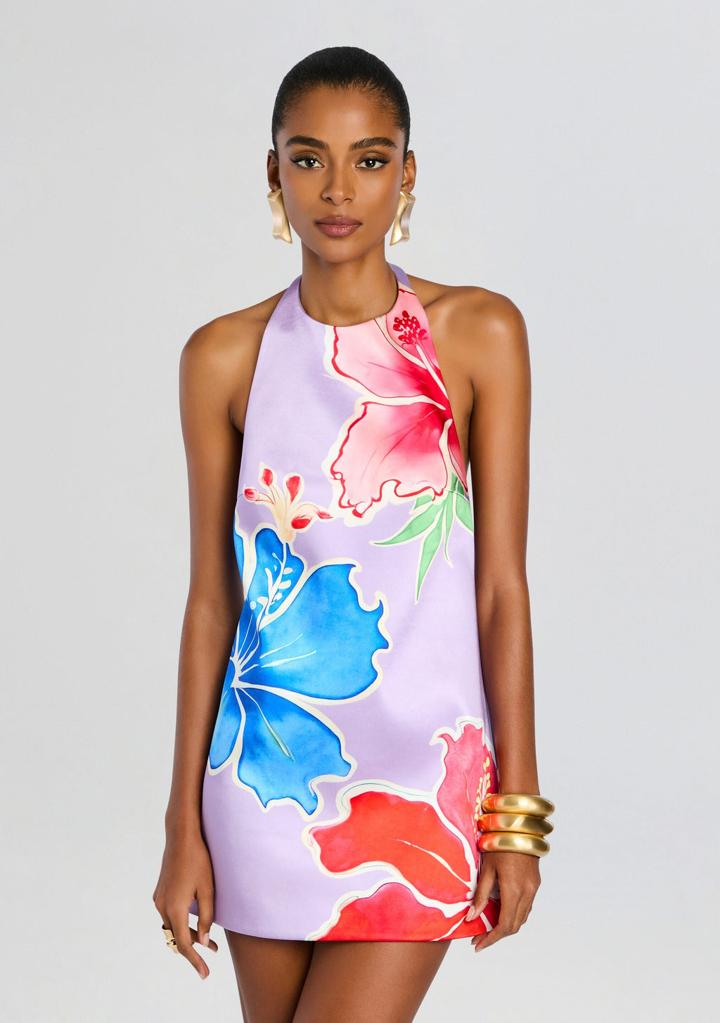 Drexley Dress by retrofête in Hibiscus Lavande, product image 6