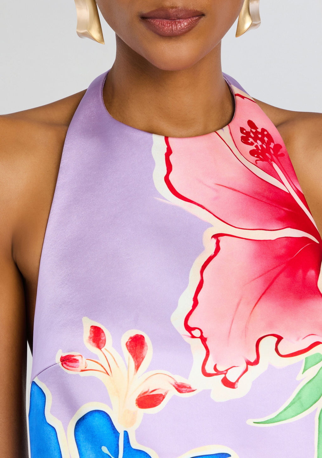 Drexley Dress by retrofête in Hibiscus Lavande, product image 3
