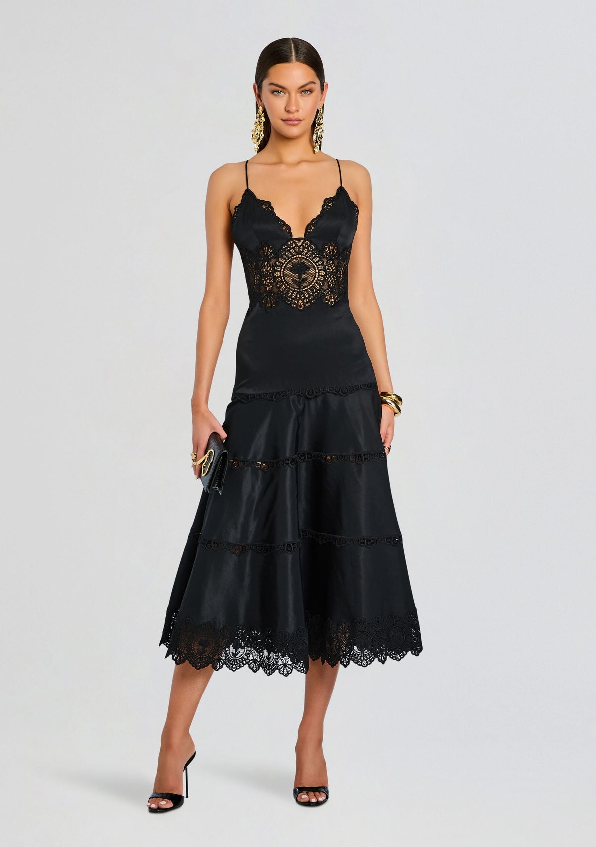 Leilani Dress by retrofête in Black, product image 1
