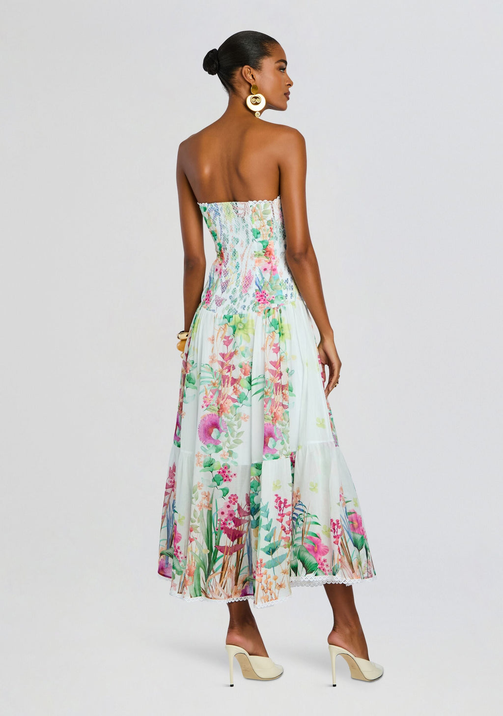 Illyr Long Dress by Charo Ruiz in White Lagoon, product image 4
