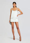Reilly Embellished Dress by retrofête in White/Silver, product image 1