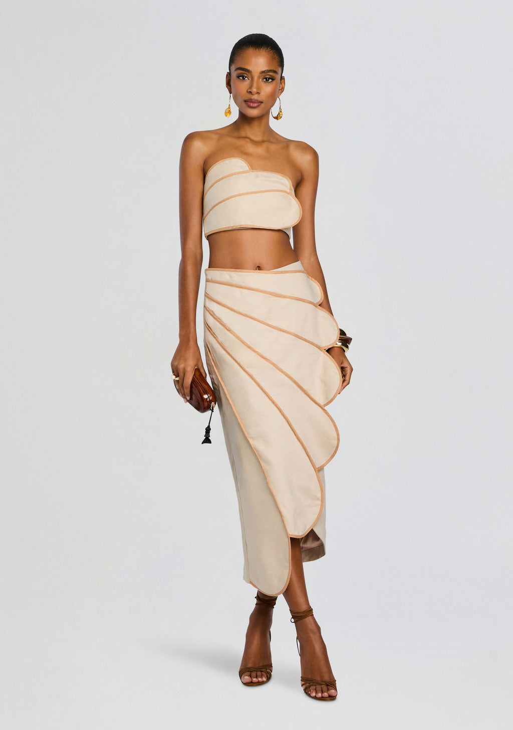 Sango Skirt by Azulu in Latte, product image 2