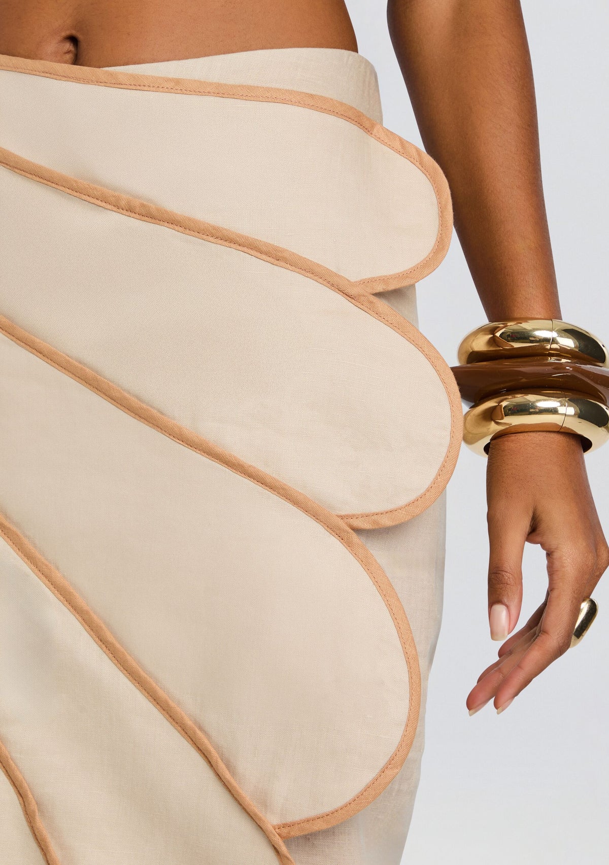 Sango Skirt by Azulu in Latte, product image 3