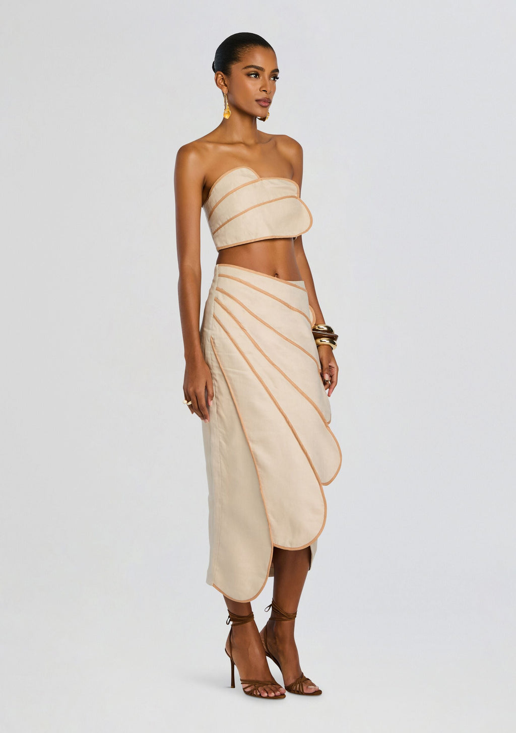 Sango Skirt by Azulu in Latte, product image 4