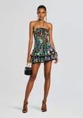 Aeris Short Dress by Charo Ruiz in Black Lagoon, product image 1