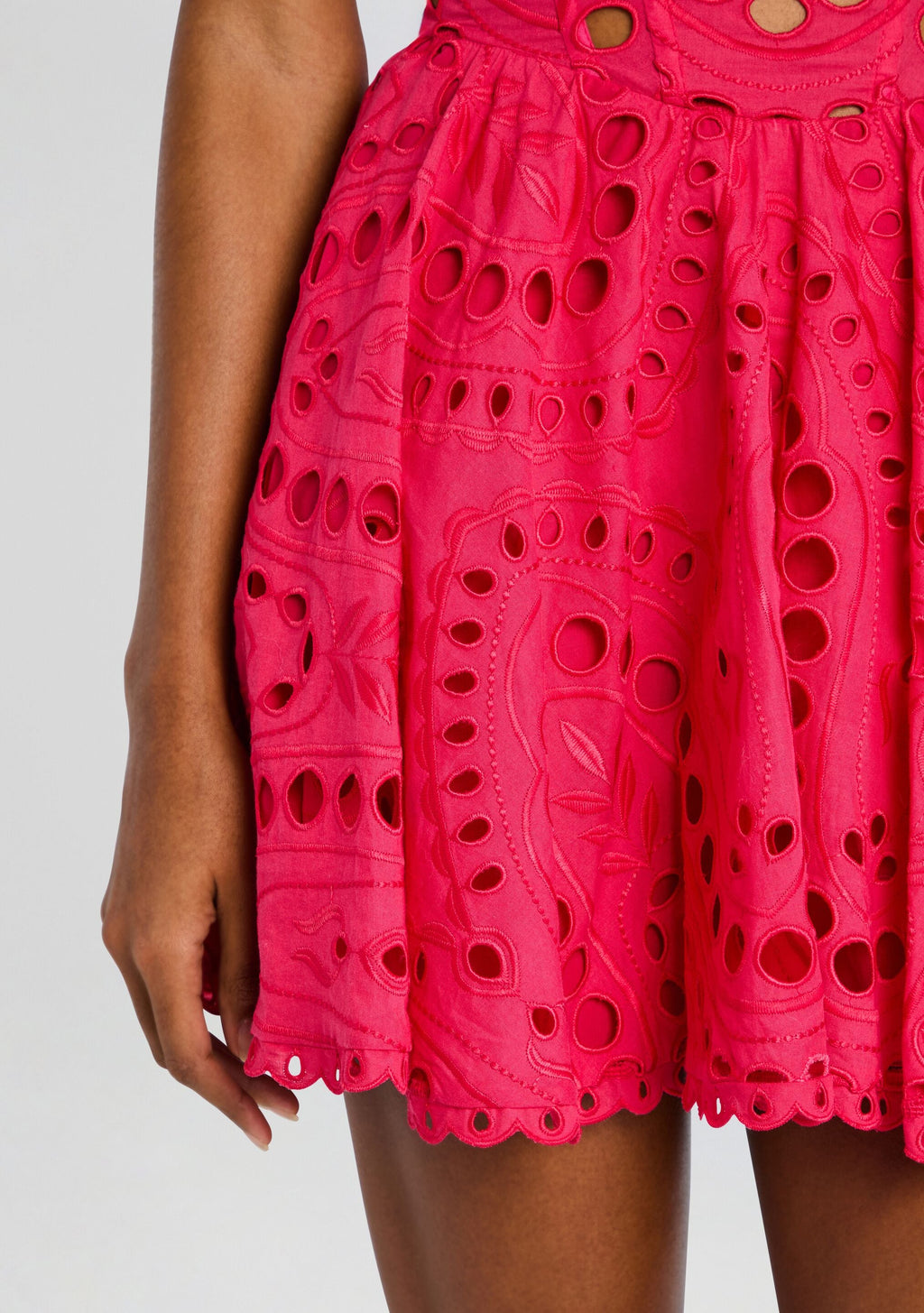 Sandlight Short Dress by Charo Ruiz in Fuchsia Sealace, product image 2