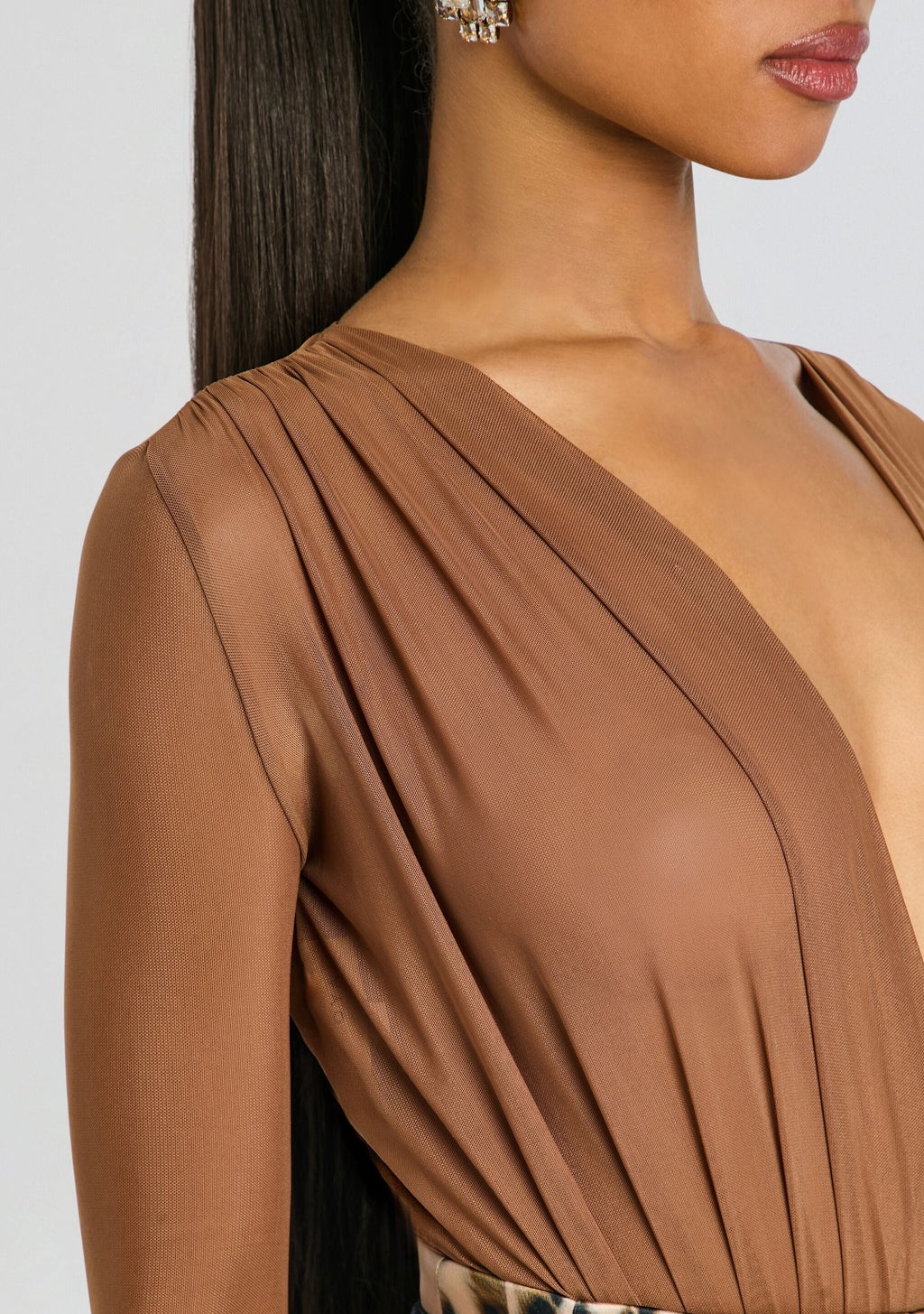 Agnes Bodysuit by SEROYA in Butterscotch, product image 3