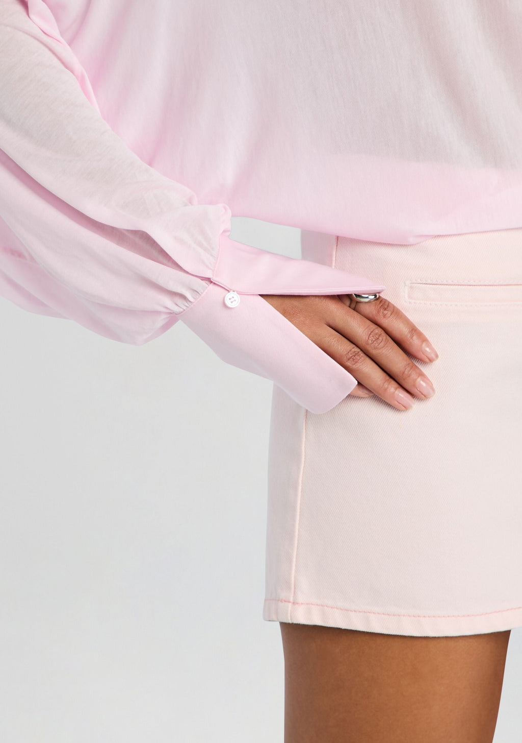 Hawkes Bodysuit by SEROYA in Petal Pink, product image 3
