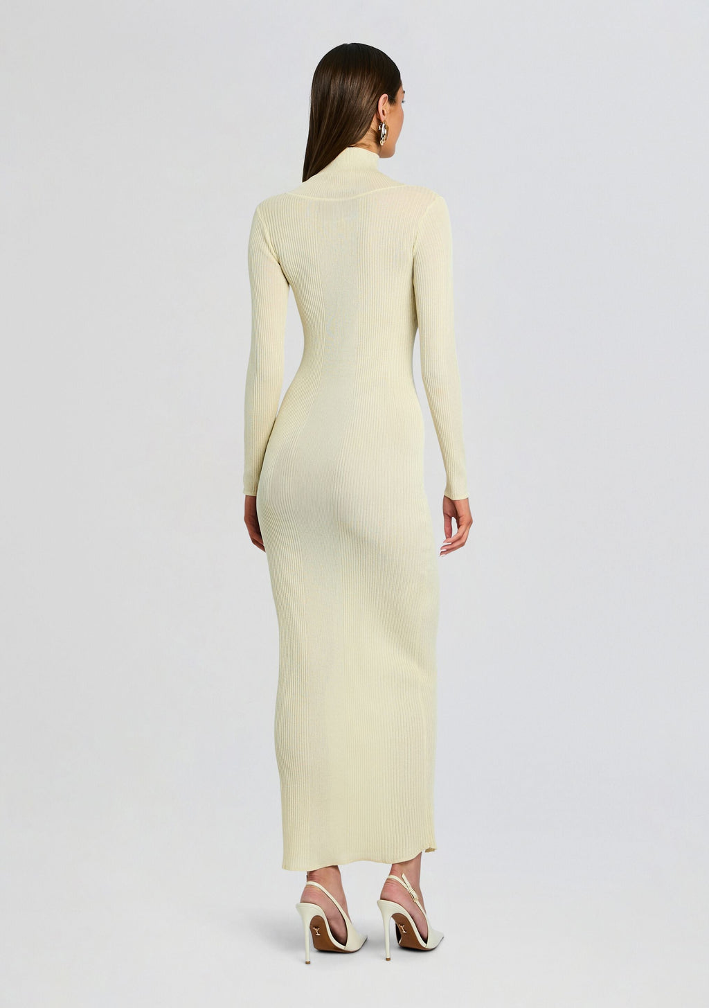 Maurice Knit Maxi Dress by SEROYA in Shortbread, product image 4