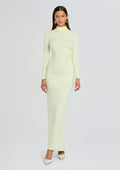Oona Maxi Dress by SEROYA in Pastel Yellow, product image 1