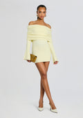 Selene Mini Dress by SEROYA in Shortbread, product image 1