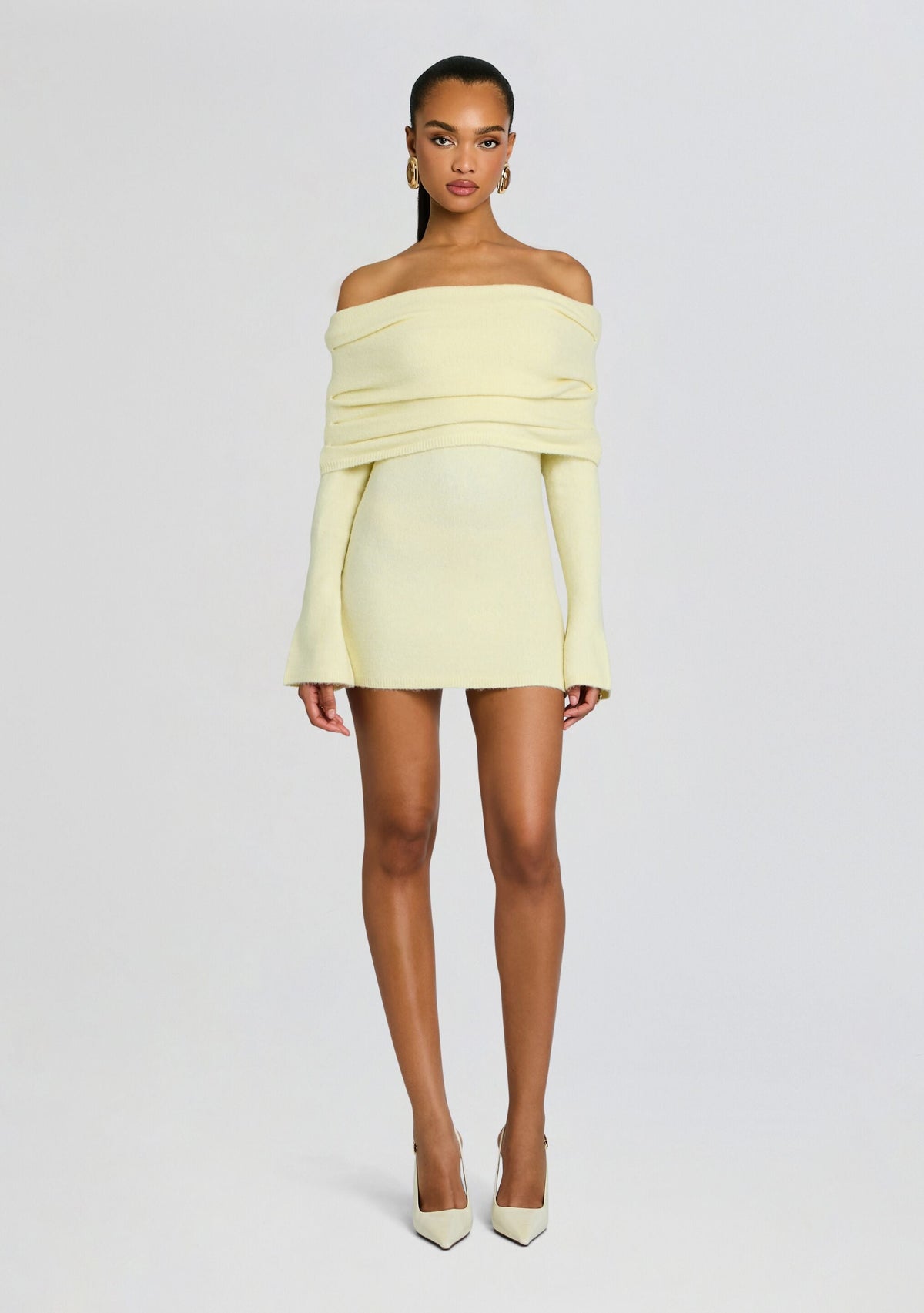 Selene Mini Dress by SEROYA in Shortbread, product image 3