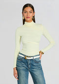 Vivienne Top by SEROYA in Pastel Yellow, product image 1