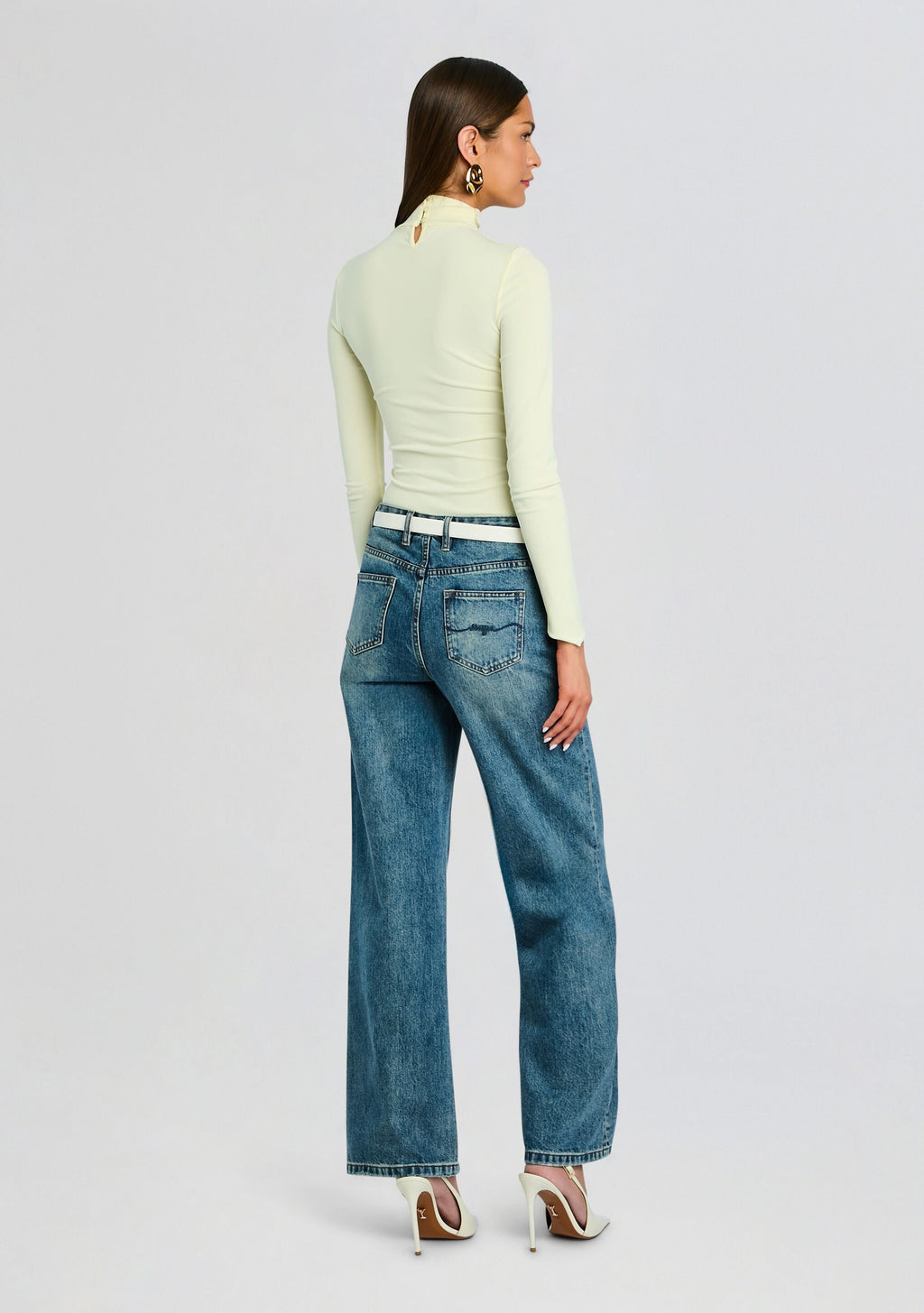 Vivienne Top by SEROYA in Pastel Yellow, product image 5