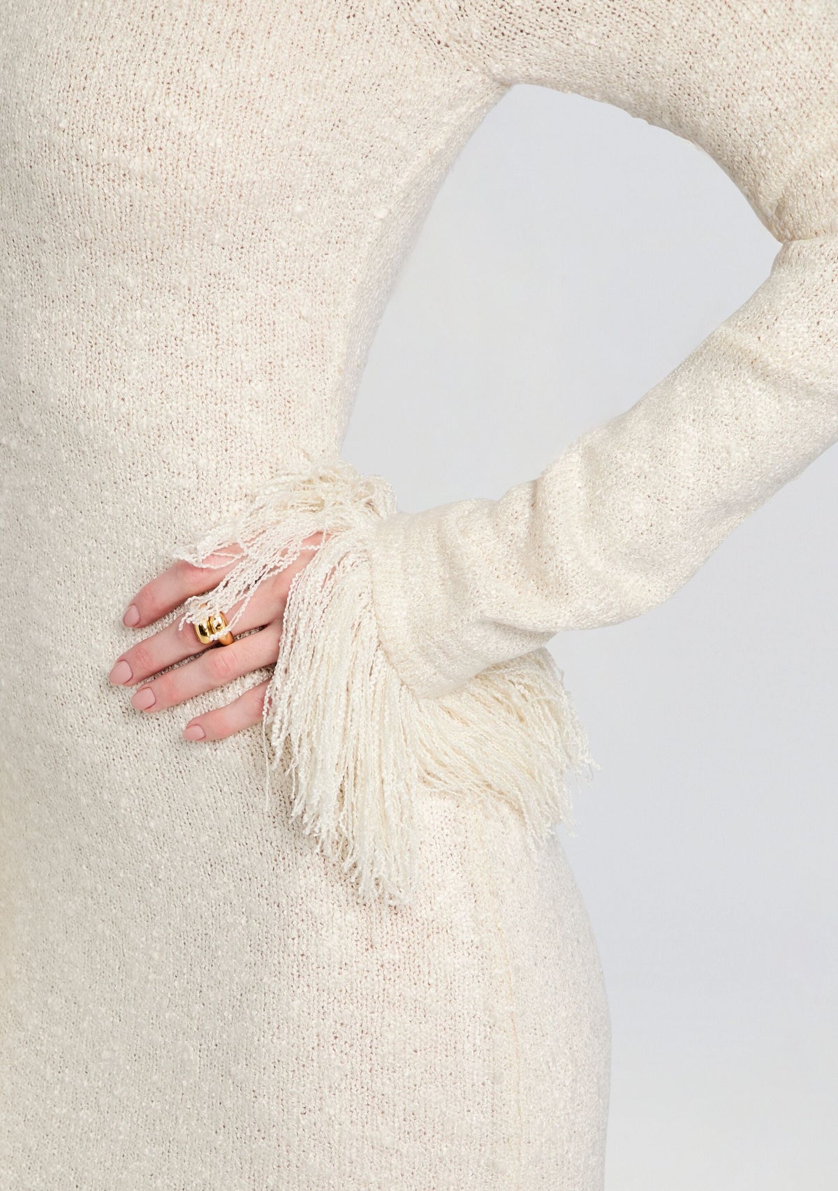 Carina Maxi Dress by SEROYA in Eggshell, product image 2