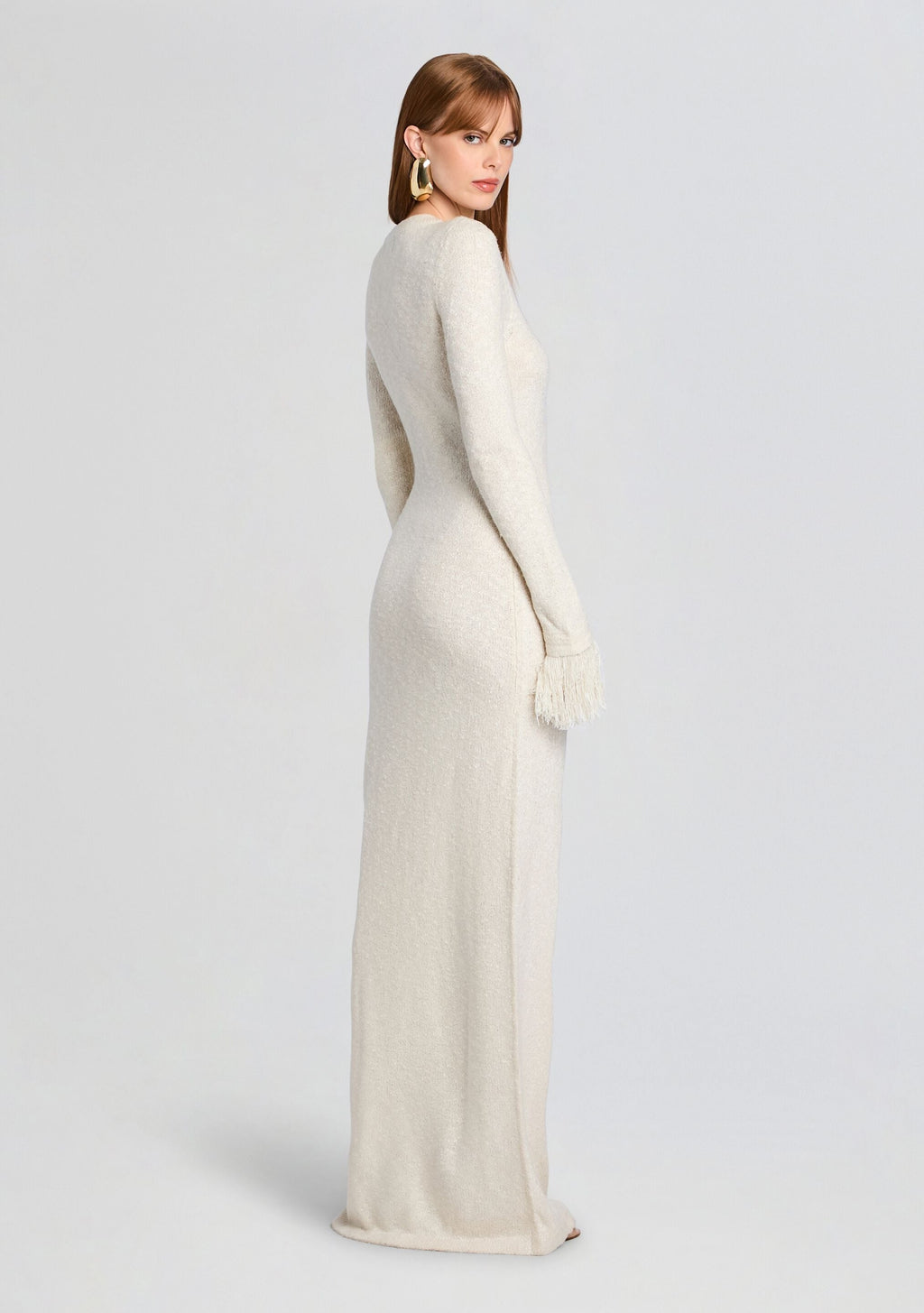 Carina Maxi Dress by SEROYA in Eggshell, product image 4