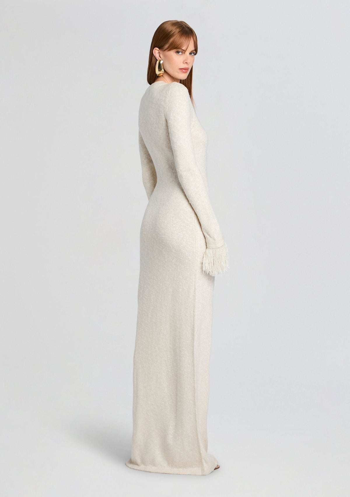 Carina Maxi Dress by SEROYA in Eggshell, product image 4