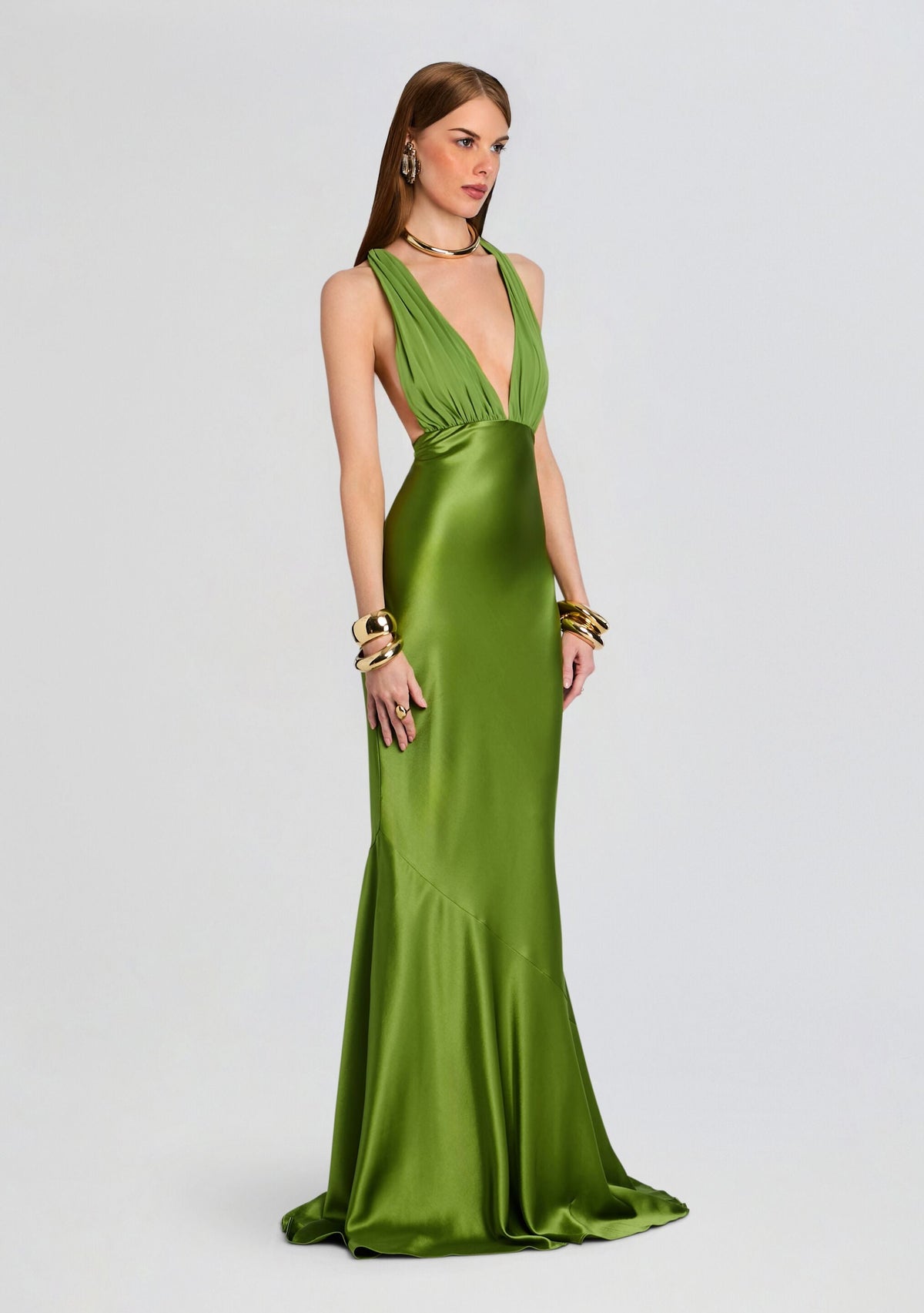 Fig Dress by retrofête in Kiwi, product image 4