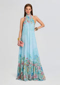 Francy Dress by retrofête in Bleu Fleur Tropicale, product image 1