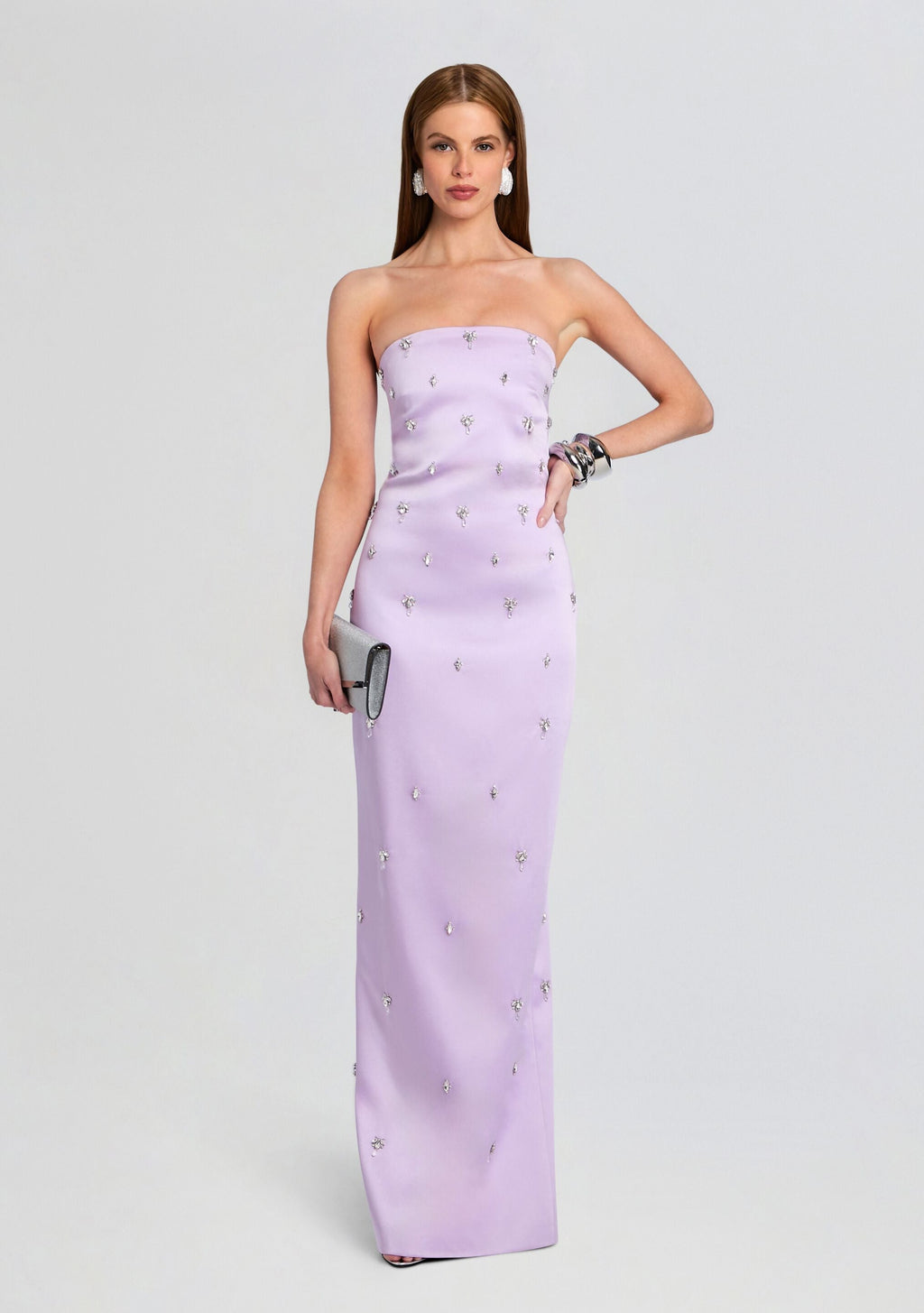 Keziah Embellished Dress by retrofête in Lavande, product image 1