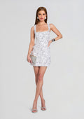 Sadlyn Sequin Dress by retrofête in White, product image 1
