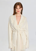 Winslet Cardigan by SEROYA in Eggshell, product image 1