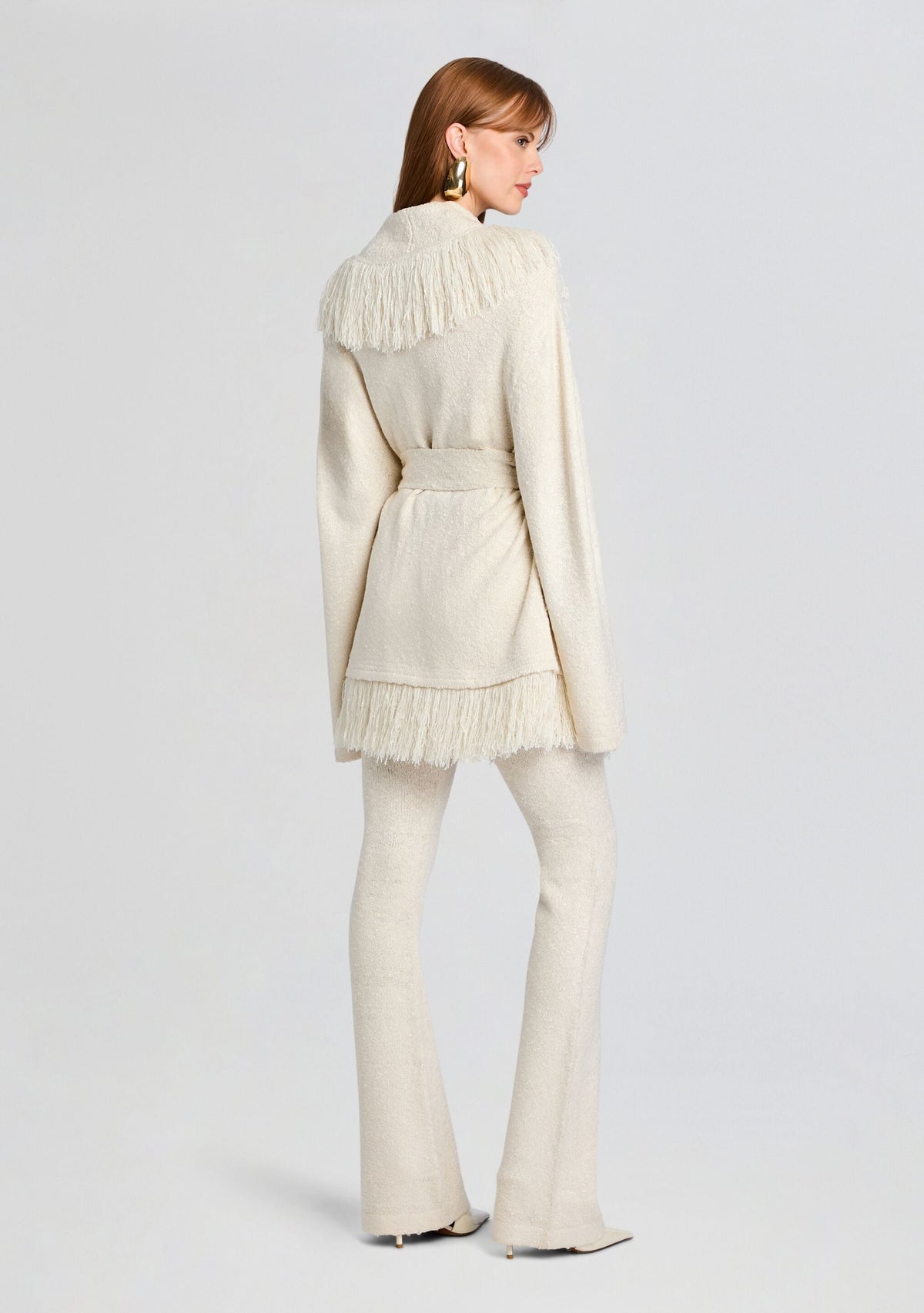 Winslet Cardigan by SEROYA in Eggshell, product image 5