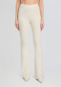 Zadie Knit Pant by SEROYA in Eggshell, product image 1