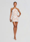 Flavio Lace Dress by retrofête in Ivory, product image 1