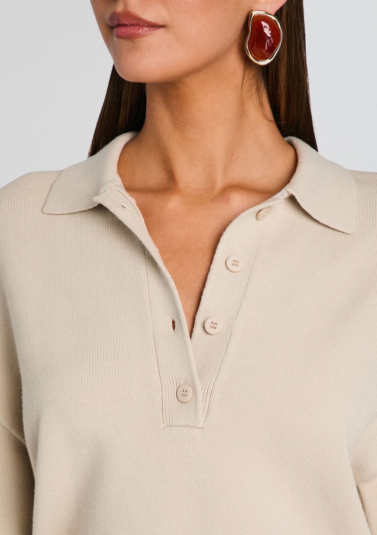 Lilly Mini Dress by SEROYA in Almond, product image 2