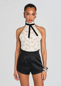 Ravenna Lace Top by retrofête in Cream, product image 1
