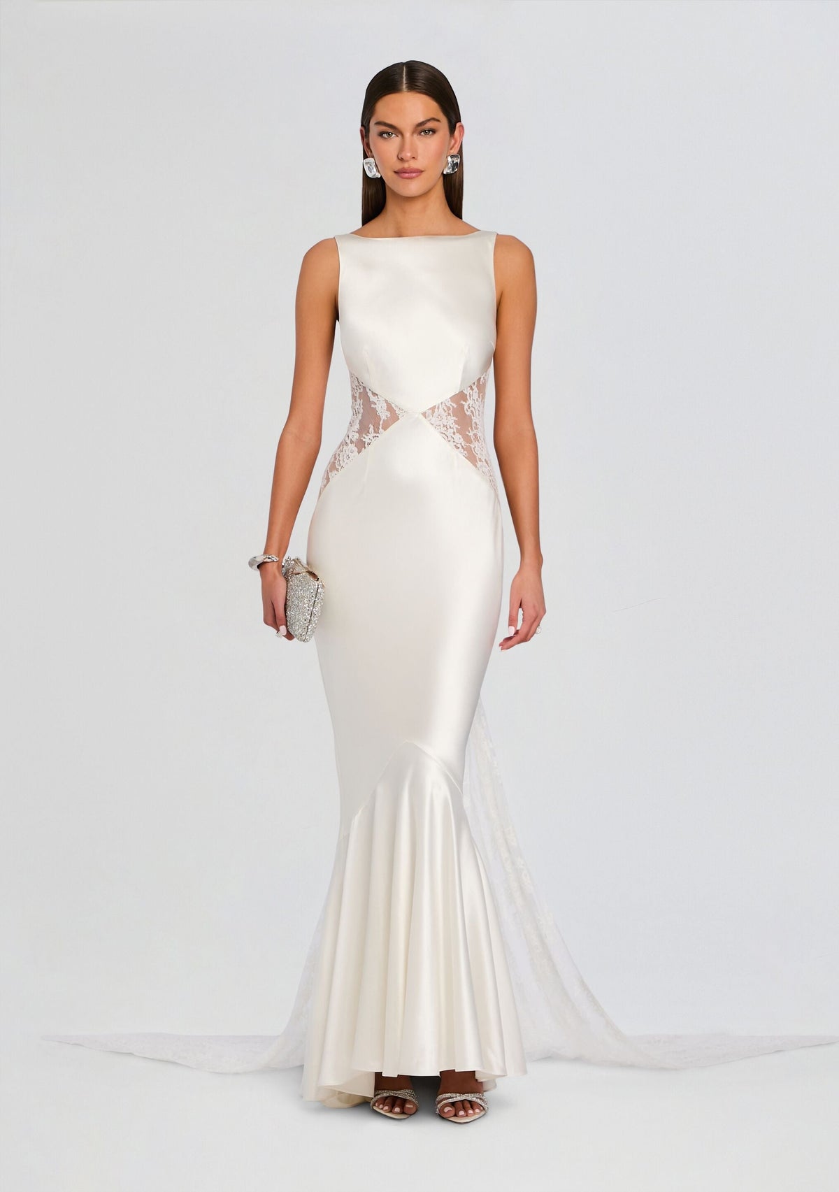Analuisa Lace Dress by retrofête in Ivory, product image 2