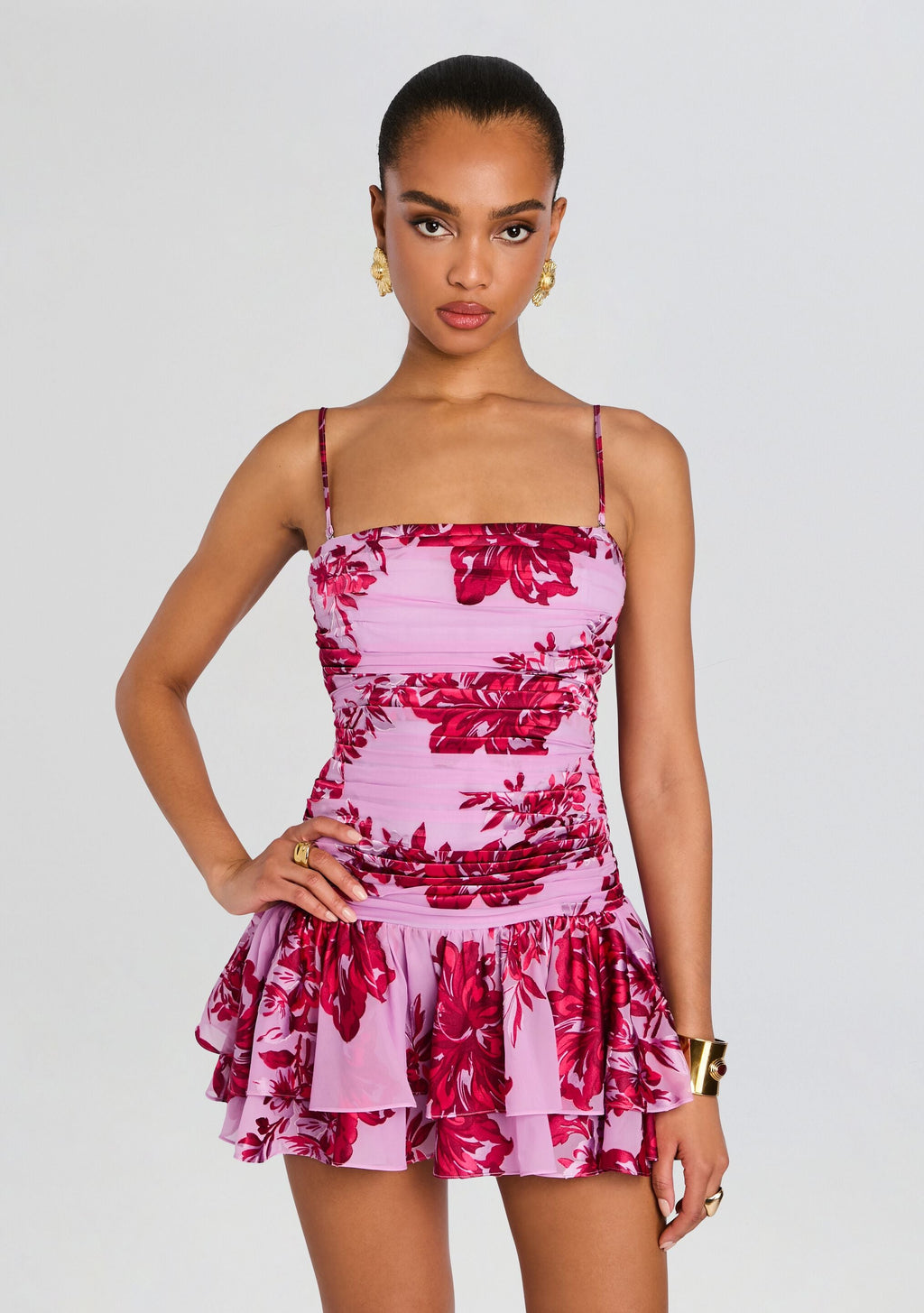 Anouk Dress by retrofête in Lavande Reverie Burn, product image 5