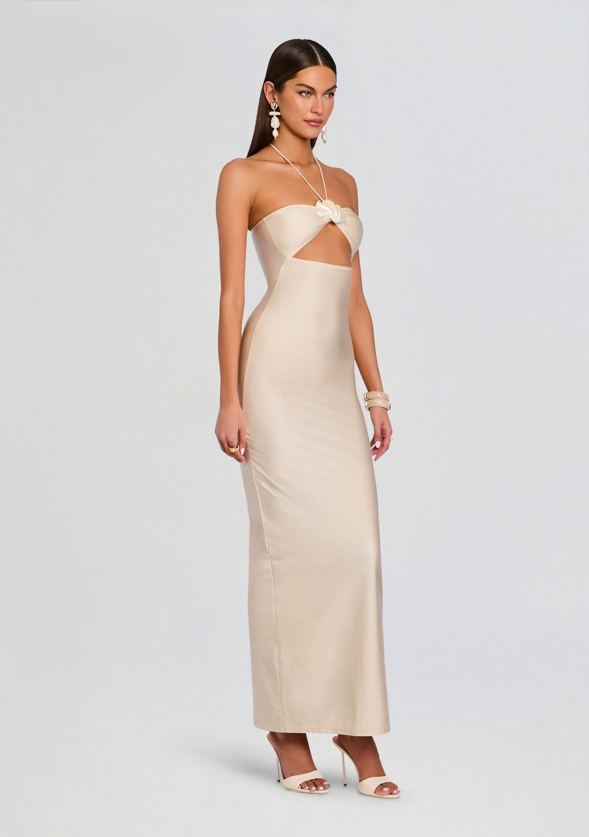 Emeline Maxi Dress by Shani Shemer in Macadamia, product image 3