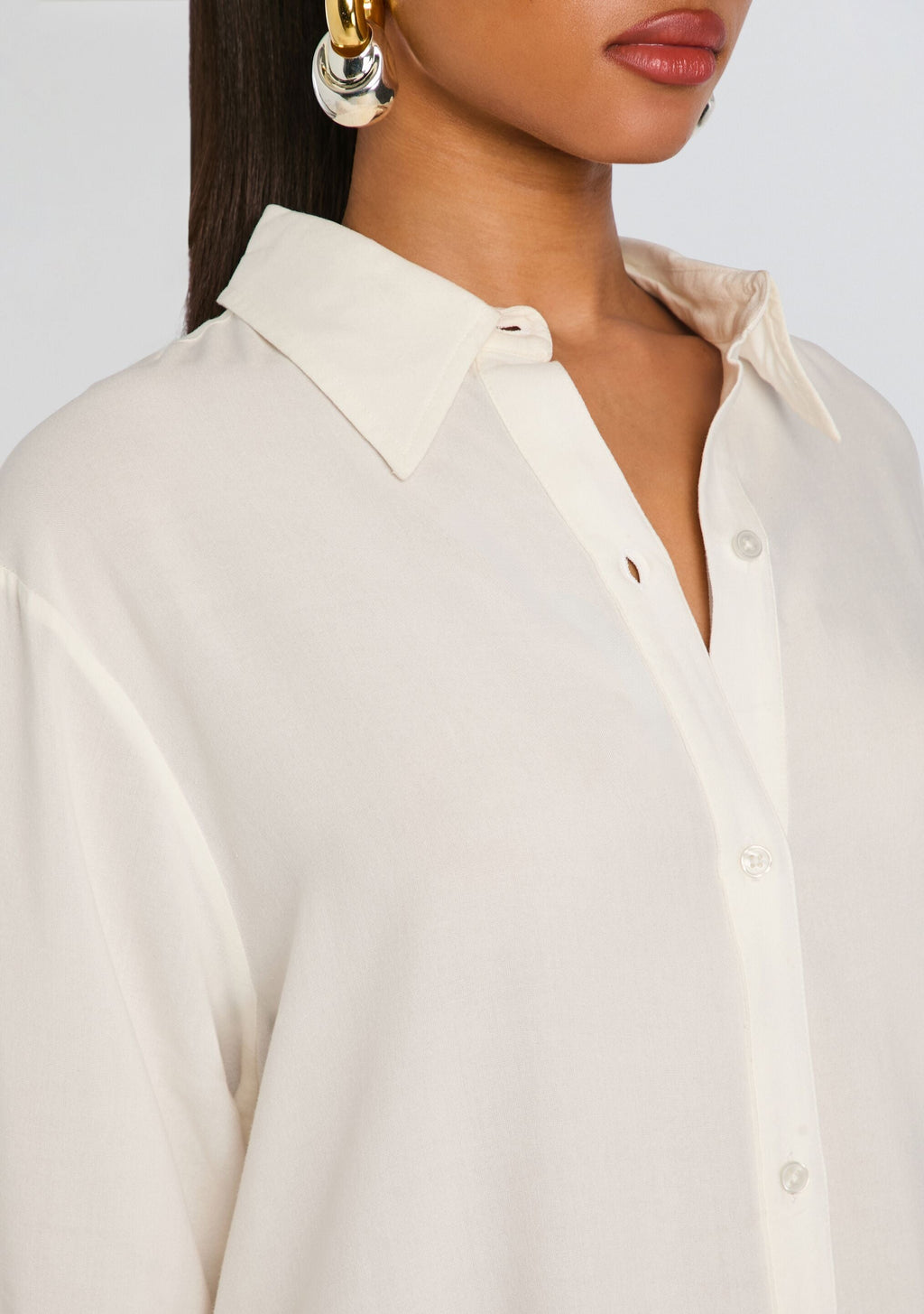 Gabbie Shirt by retrofête in White, product image 3